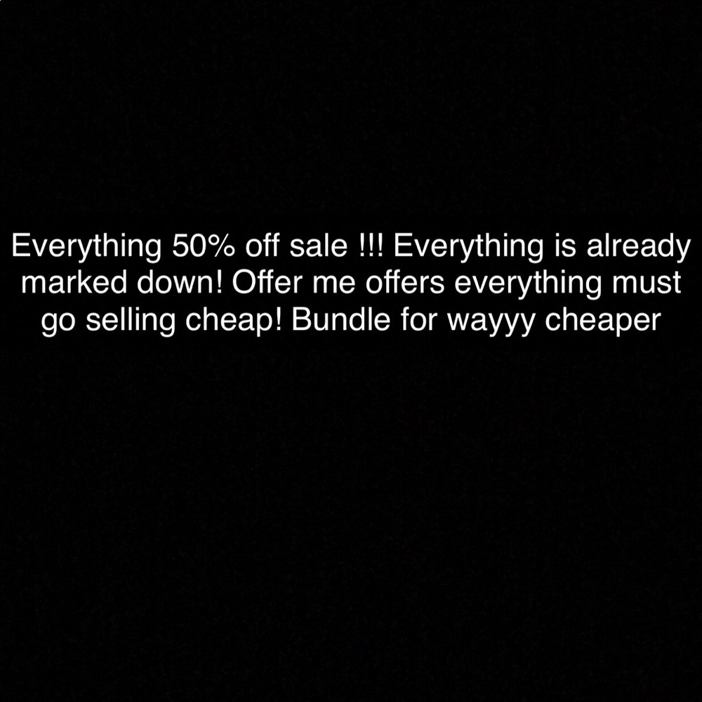50% off sale!!! Check out my closet